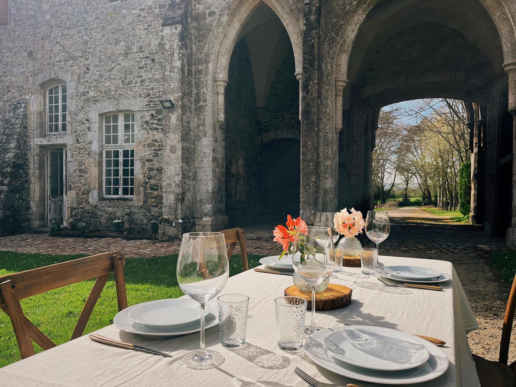 Abbaye De Blanchelande Bed & Breakfast Neufmesnil Екстериор снимка